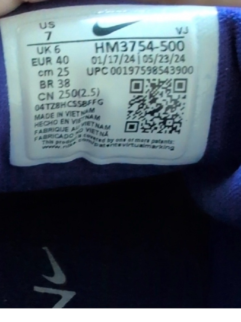 Nike
FREE METCON 6 TB 'COURT PURPLE' - Picture 6 of 6